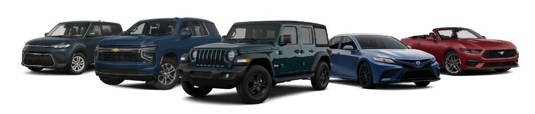 Rental cars lineup